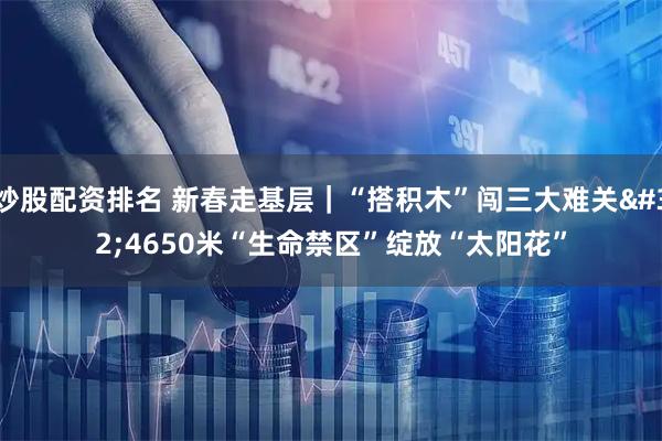 炒股配资排名 新春走基层｜“搭积木”闯三大难关 4650米“生命禁区”绽放“太阳花”